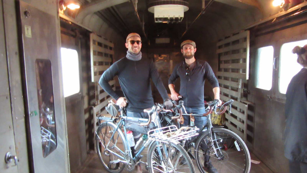 Train across canada bicycle ViaRail