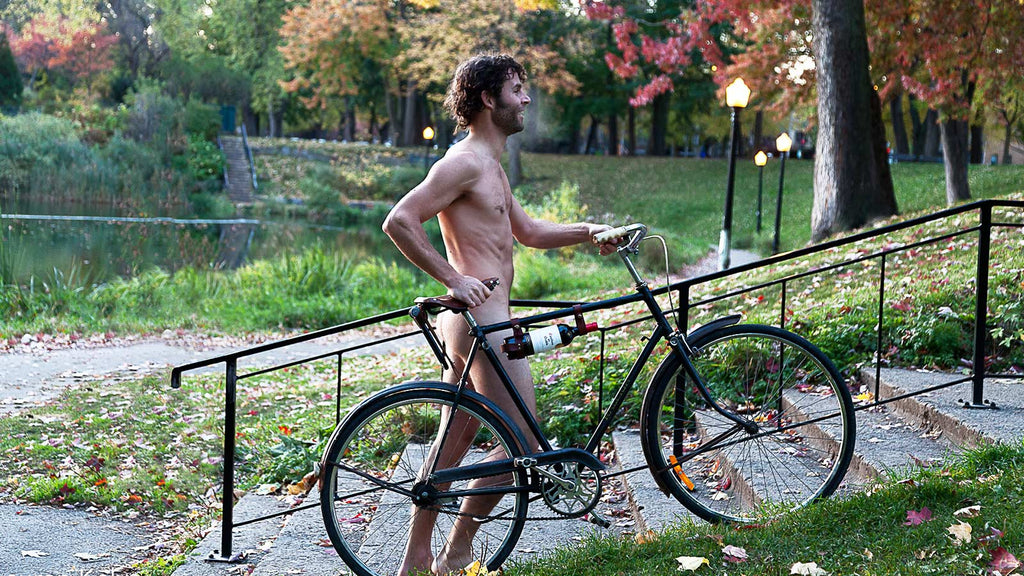 Naked Bicycle Calendar Park Lafountaine Montreal