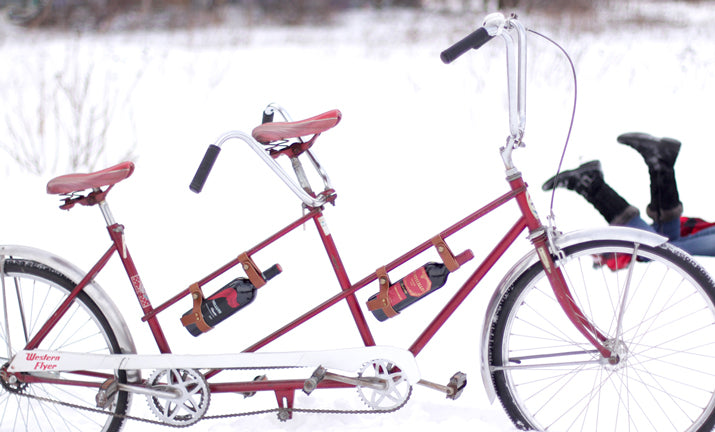 bicycle wine rack bike bottle holder
