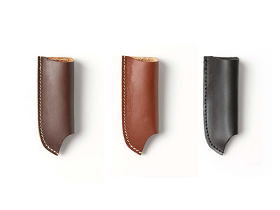 oopsmark leather classic opinel knife case holster sheath cover for your belt EDC pocket knives holder 