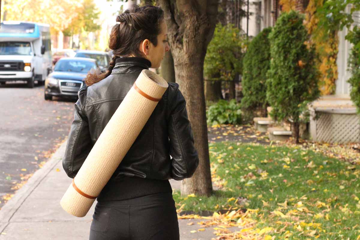 Luxury Leather Yoga Mat Carry Strap